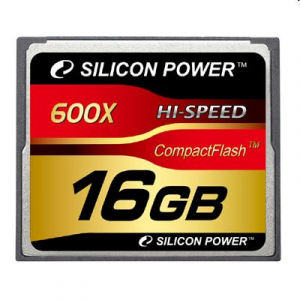 16GB Compact Flash Silicon Power 600x  (SP016GBCFC600V10)
